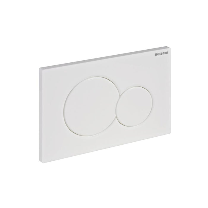 Geberit Sigma01 Plastic Flush Plate for Dual Flush - Unbeatable Bathrooms