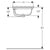 Geberit Smyle 52/56cm 0TH Square Under Countertop basin - Unbeatable Bathrooms
