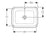 Geberit Smyle 52/56cm 0TH Square Under Countertop basin - Unbeatable Bathrooms