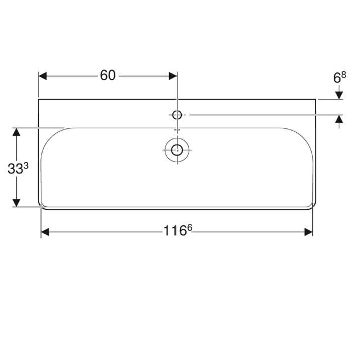 Geberit Smyle Vanity Unit - Wall Hung 2 Drawer Unit (Various) - Unbeatable Bathrooms