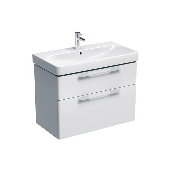 Geberit Smyle Vanity Unit - Wall Hung 2 Drawer Unit (Various) - Unbeatable Bathrooms