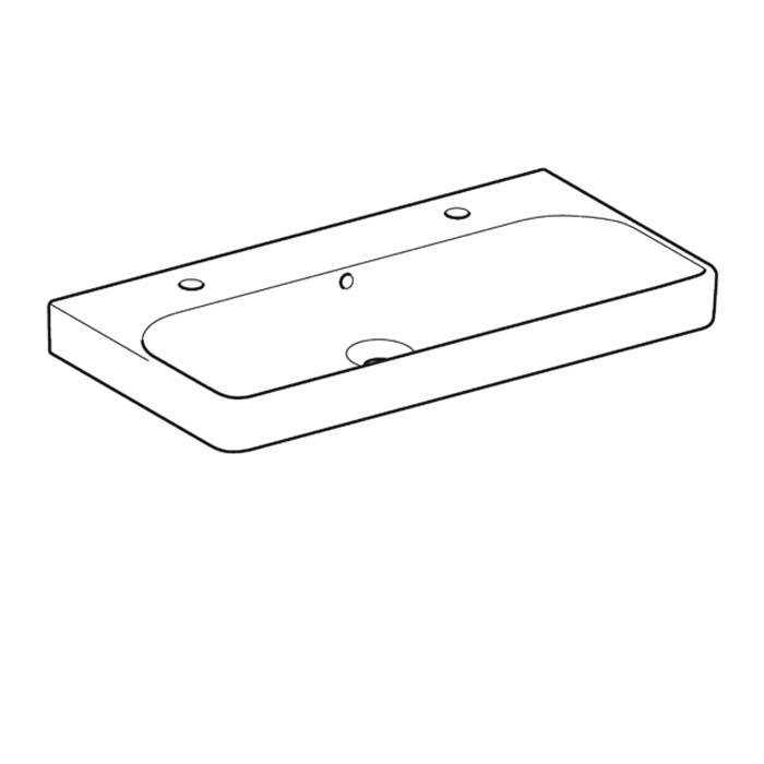 Geberit Smyle Vanity Unit - Wall Hung 2 Drawer Unit (Various) - Unbeatable Bathrooms