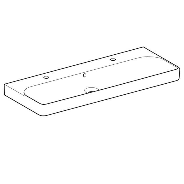 Geberit Smyle Vanity Unit - Wall Hung 2 Drawer Unit (Various) - Unbeatable Bathrooms