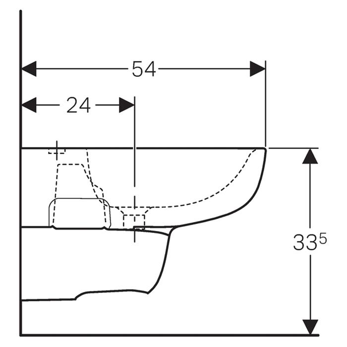 Geberit Smyle Wall Hung Bidet - Unbeatable Bathrooms
