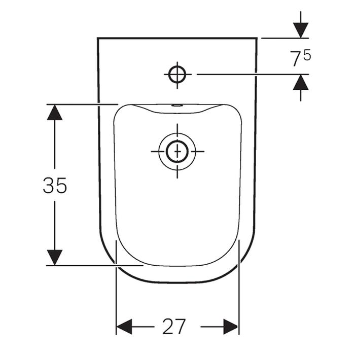 Geberit Smyle Wall Hung Bidet - Unbeatable Bathrooms