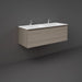RAK Joy-Uno Vanity Unit - Wall Hung 1 Drawer Unit (Various) - Unbeatable Bathrooms