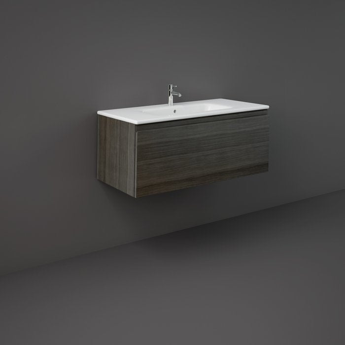 RAK Joy-Uno Vanity Unit - Wall Hung 1 Drawer Unit (Various) - Unbeatable Bathrooms
