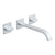 Vado Geo 3 Hole Basin Mixer Wall Mounted - Unbeatable Bathrooms