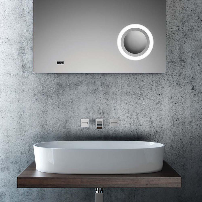 Vado Geo 3 Hole Basin Mixer Wall Mounted - Unbeatable Bathrooms