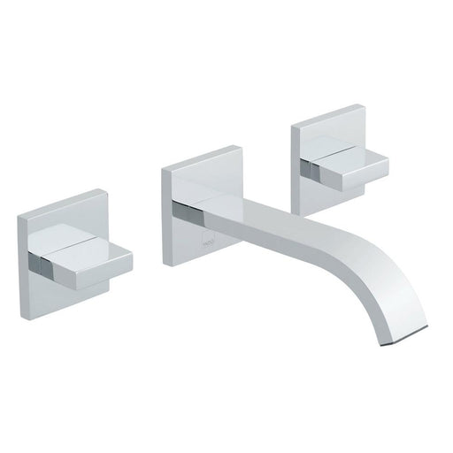 Vado Geo 3 Hole Basin Mixer Wall Mounted - Unbeatable Bathrooms