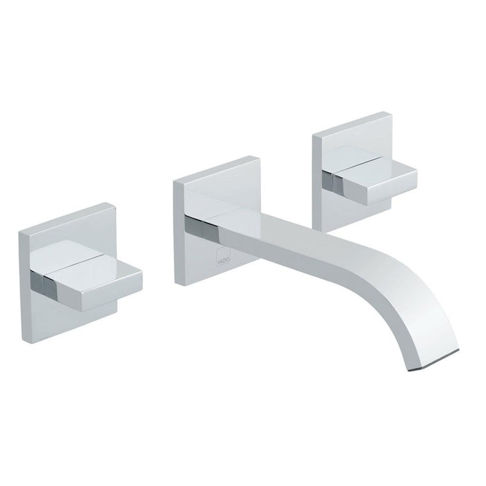 Vado Geo 3 Hole Basin Mixer Wall Mounted - Unbeatable Bathrooms