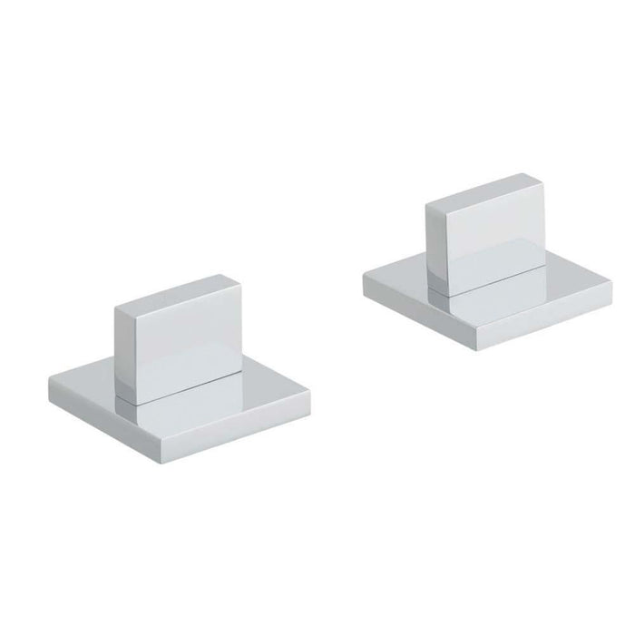 Vado Geo Deck Mounted Pair of Valves - Unbeatable Bathrooms