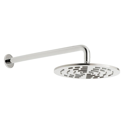 Vado Geometry 25cm Round Shower Head & Arm - Unbeatable Bathrooms