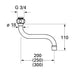 Grohe Swivel Tube Spout 13084000 - Unbeatable Bathrooms