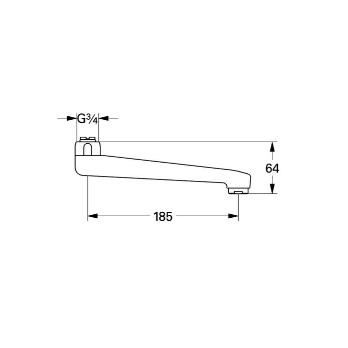 Grohe Cast Swivel Spout 13430000 - Unbeatable Bathrooms
