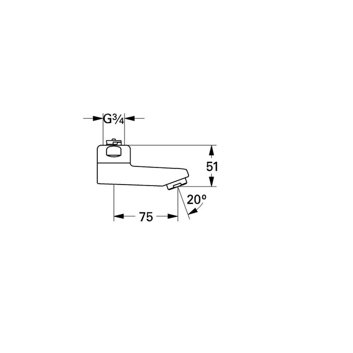 Grohe Cast Swivel Spout 13460000 - Unbeatable Bathrooms