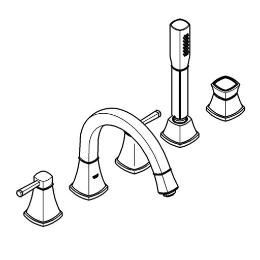 Grohe Grandera 5 Hole Bath or Shower Combination - Unbeatable Bathrooms