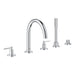 Grohe Atrio 5-hole Bath/Shower Combination - Unbeatable Bathrooms