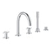 Grohe Atrio New 2hdl Trimset Bath 5-h - Unbeatable Bathrooms