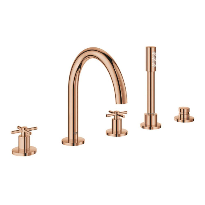 Grohe Atrio New 2hdl Trimset Bath 5-h - Unbeatable Bathrooms