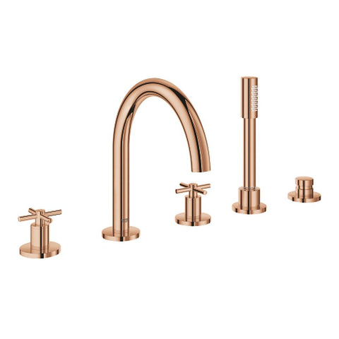 Grohe Atrio New 2hdl Trimset Bath 5-h - Unbeatable Bathrooms