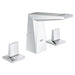 Grohe Allure Brilliant 1/2 Inch Small Size Three Hole Two Handle Basin Mixer - Unbeatable Bathrooms