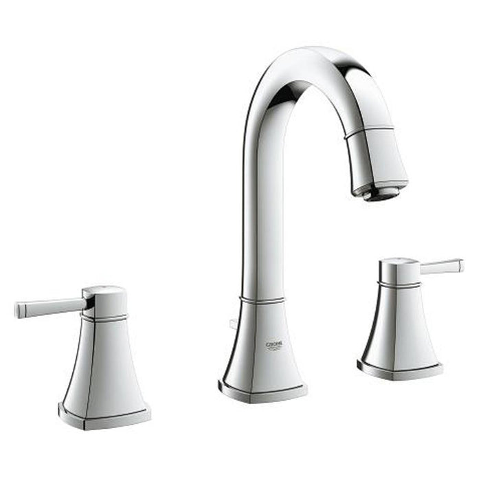Grohe Grandera 1/2 Inch Medium Size Three Hole Basin Mixer with Pop Up Waste - Unbeatable Bathrooms