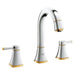 Grohe Grandera 1/2 Inch Medium Size Three Hole Basin Mixer with Pop Up Waste - Unbeatable Bathrooms