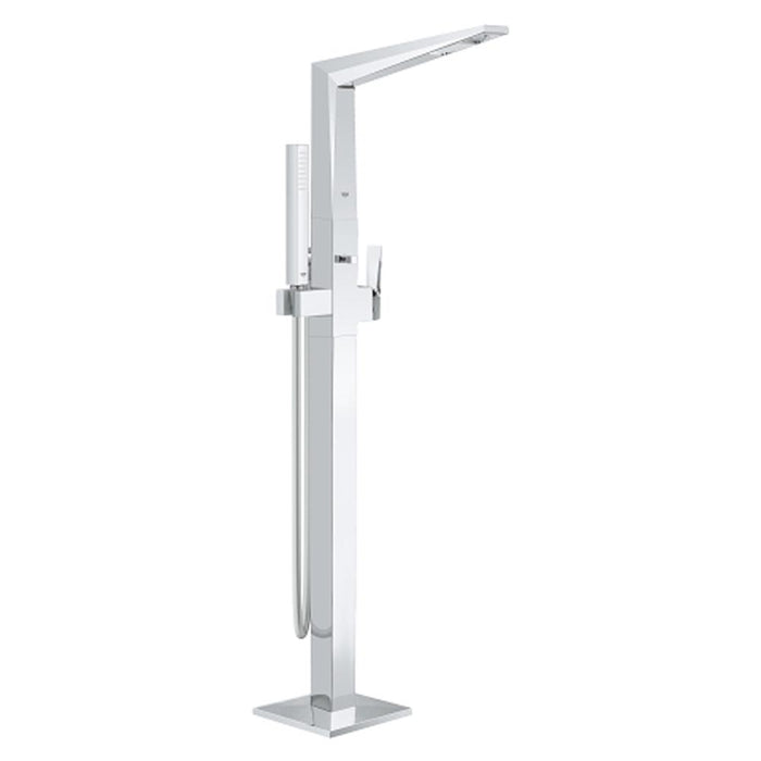 Grohe Allure Brilliant Single-lever Bath Mixer 1/2", Floor Mounted Chrome - Unbeatable Bathrooms
