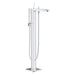 Grohe Eurocube Joy Single-Lever Bath Mixer 1/2", Floor Mounted 23667001 - Unbeatable Bathrooms