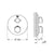 Grohtherm Thermostatic bath tub mixer for 2 outlets with integrated shut off/diverter valve - Unbeatable Bathrooms