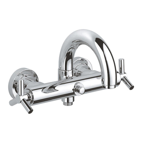 Grohe Atrio Bath / Shower Mixer 1/2" Chrome - Unbeatable Bathrooms