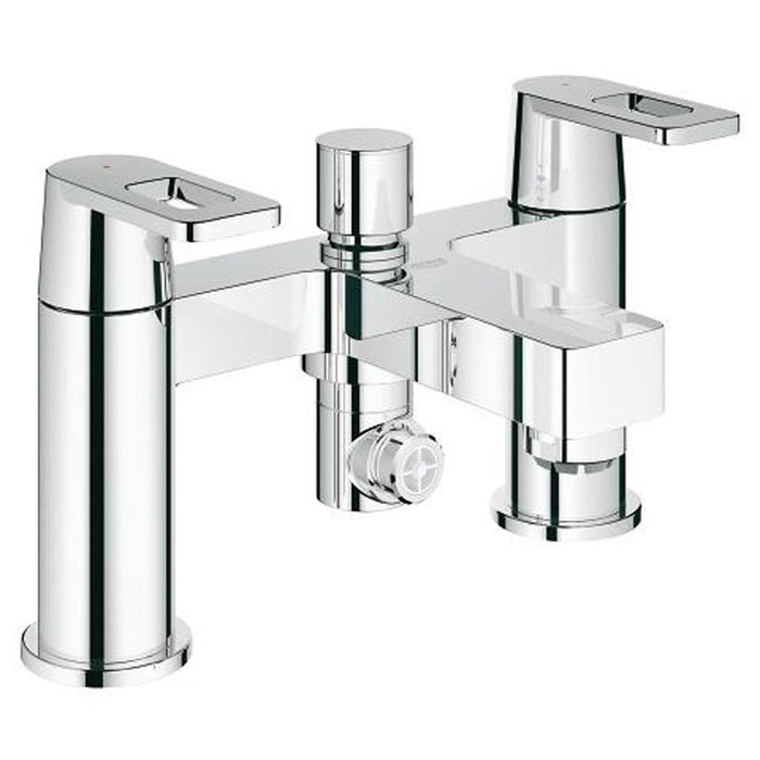 Grohe Quadra Two-Handled Bath/Shower Mixer 1/2" - Unbeatable Bathrooms