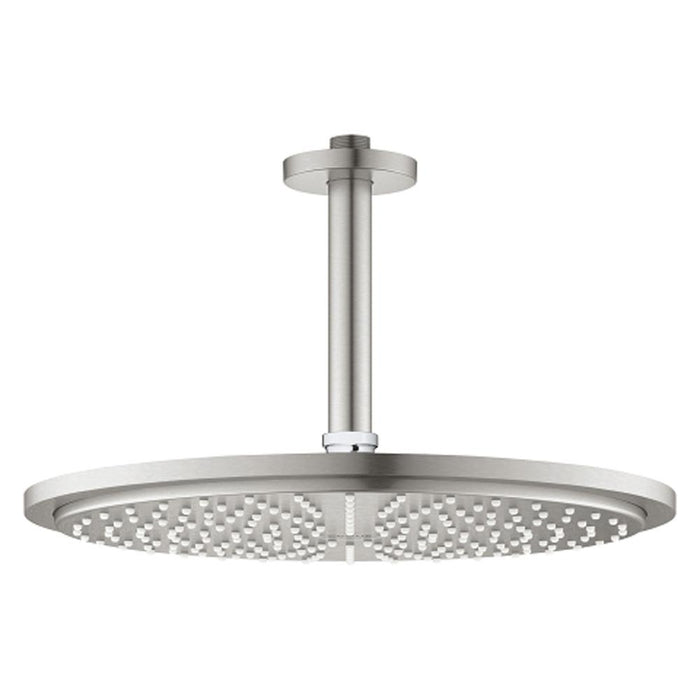 Grohe Rainshower Cosmopolitan Ceiling Shower Head Set with 1 Spray And Super-Insulated Water Guide Channels - Unbeatable Bathrooms