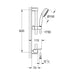 Grohe Tempesta Cosmopolitan 100 Shower Rail Set 1 Spray - Unbeatable Bathrooms