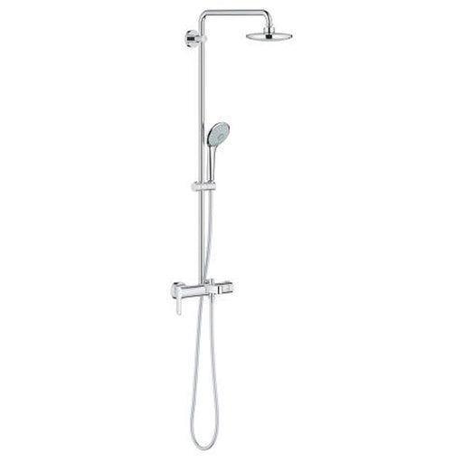 Grohe Euphoria System 180 Shower System with Single Lever Bath Mixer for Wall Mounting - Unbeatable Bathrooms
