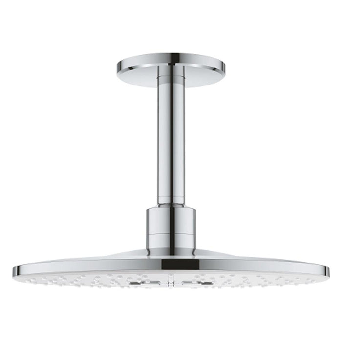 Grohe Rainshower Ceiling Shower Head Set with 2 Sprays and Super-Insulated Water Guide Channels - Unbeatable Bathrooms