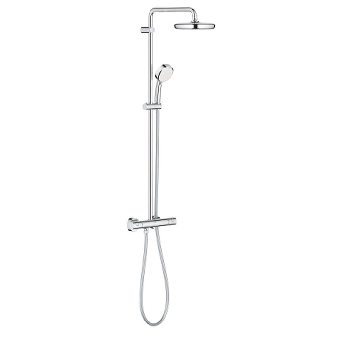 Grohe Tempesta Cosmopolitan System 210 Shower System with Thermostat for Wall Mounting - Unbeatable Bathrooms