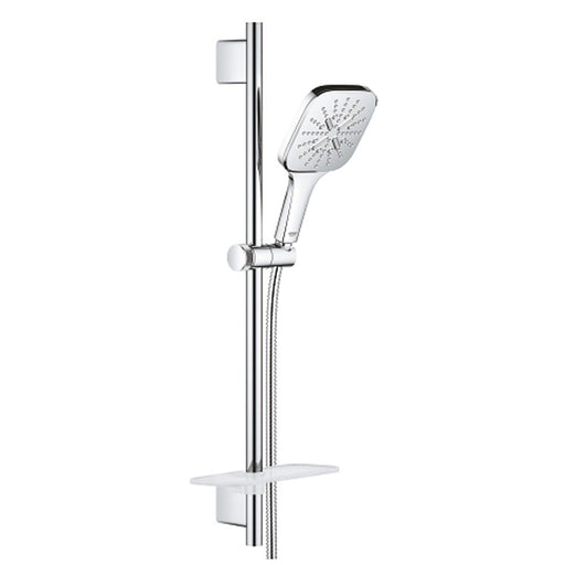Grohe Rainshower SmartActive 130 Cube Shower Rail set 3 sprays Chrome - Unbeatable Bathrooms