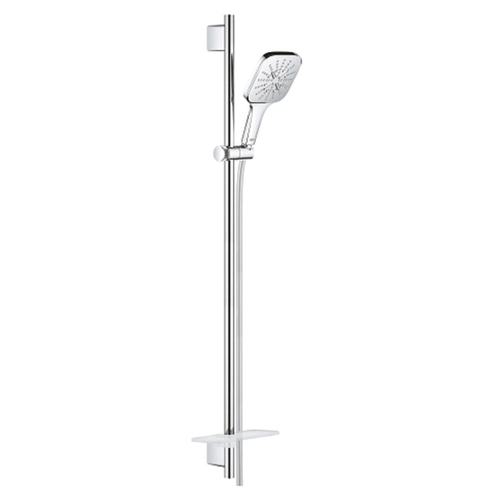 Grohe Rainshower SmartActive 130 Cube Shower Rail set 3 sprays - Unbeatable Bathrooms