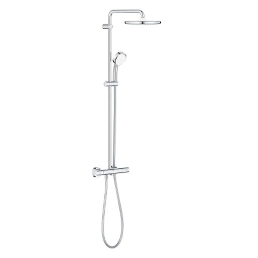 Grohe Tempesta Cosmopolitan 250 Round Shower System with Thermostat for Wall Mounting - Unbeatable Bathrooms