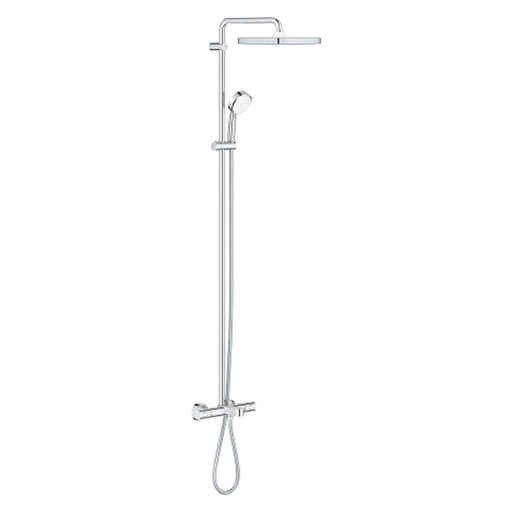 Grohe Tempesta Cosmopolitan 250 Cube Shower System with Bath Thermostat for Wall Mounting - Unbeatable Bathrooms