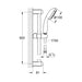 Grohe Tempesta 100 Shower Rail Set 3 Sprays - Unbeatable Bathrooms