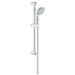 Grohe New Tempesta Shower Rail Set with 1 Spray And Anti Limescale System - Unbeatable Bathrooms