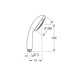 Grohe Tempesta 100 Hand Shower 4 Sprays - Unbeatable Bathrooms