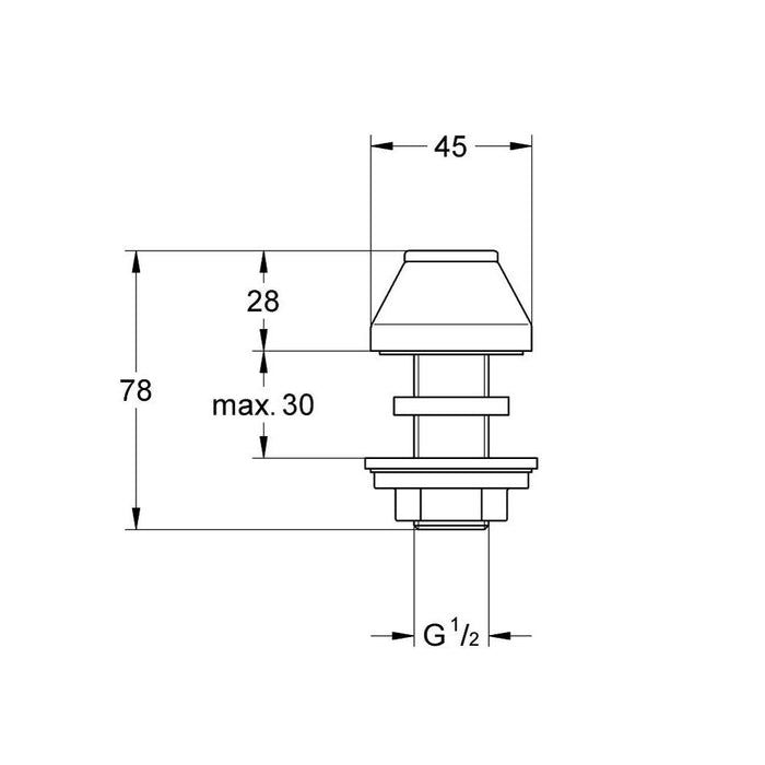 Grohe Spray Holder 28729000 - Unbeatable Bathrooms