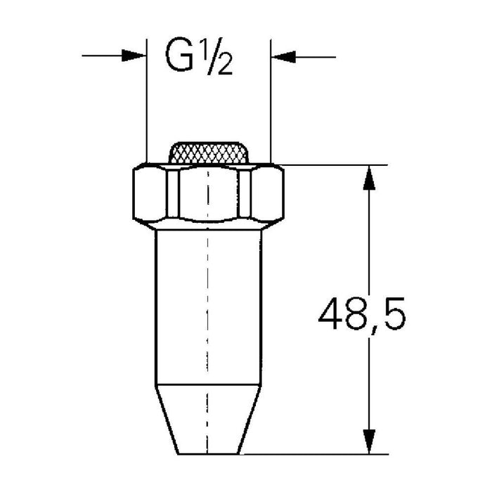 Grohe Drain Down Valve - Unbeatable Bathrooms