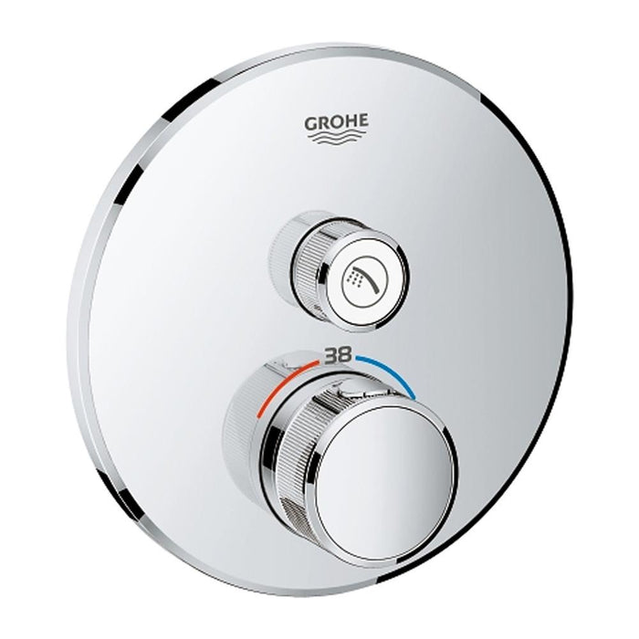 Grohe Grohtherm Chrome Smartcontrol Thermostat for Concealed Installation with One Valve - Unbeatable Bathrooms