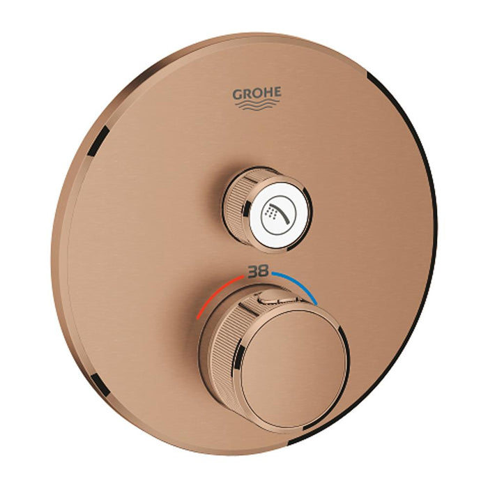 Grohe Grohtherm Chrome Smartcontrol Thermostat for Concealed Installation with One Valve - Unbeatable Bathrooms