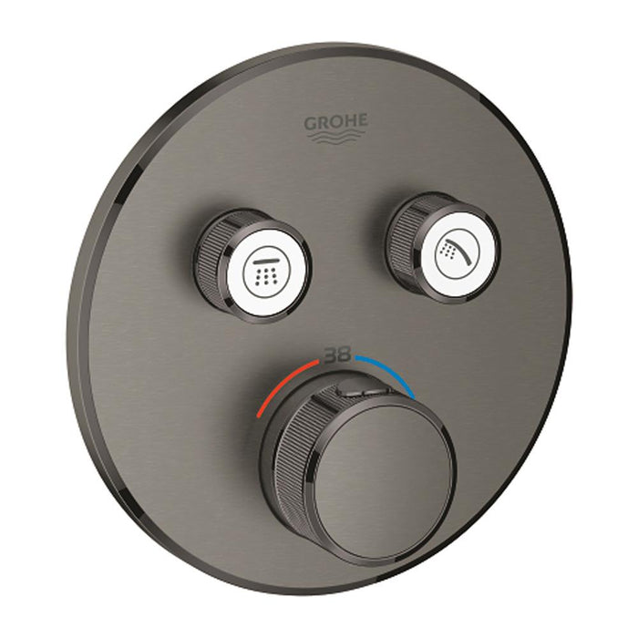 Grohe Grohtherm Chrome Smartcontrol Thermostat for Concealed Installation with 2 Valves - Unbeatable Bathrooms